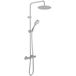 Vado Velo Atmosphere Rigid Riser Shower Kit with Exposed Thermostatic Shower Valve and Handset