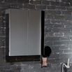 Vellamo Aspire 2 Door Gloss Grey Mirror Cabinet - 600 x 715mm
