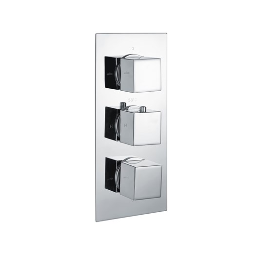 Vellamo Blox 3 Outlet Thermostatic Concealed Shower Valve