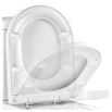 Vellamo D-Shaped Quick Release Soft Close Toilet Seat