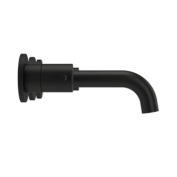 Harbour Clarity Matt Black 3 Hole Wall Mounted Tap with Easy Plumb Installation Kit
