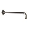 VOS Fixed 400mm Wall Shower Arm - Brushed Black