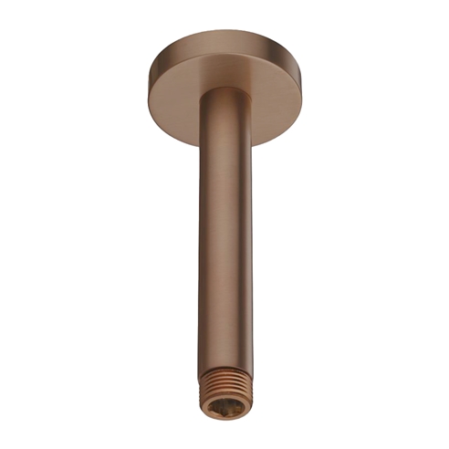 VOS Fixed Ceiling Shower Arm - Brushed Bronze