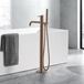 VOS Floorstanding Bath Shower Mixer - Brushed Bronze
