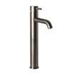 VOS Tall Single Lever Basin Mixer - Brushed Black