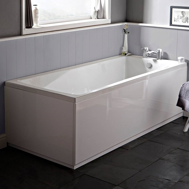 William Square Single Ended Bath - 1500, 1600 &1700mm