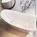 Xana Freestanding Silver Acrylic Bath - 1750 X 750mm
