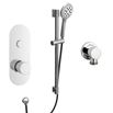 Zara Concealed Thermostatic Push Button Shower Valve & Slide Rail Kit